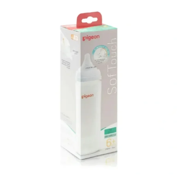 Clearance PIGEON SofTouch PP Wide Neck Baby Bottle 330mL suits 6+ month - cutbabycare.com | baby boutique & care hub Nursing Feeding