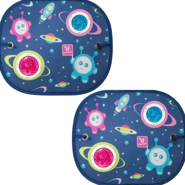 2PK Benbat Bubble Dreams Sunshade Baby 0m+ Sunshade Car Seat Window Shield Cover - cutbabycare.com | baby boutique & care hub