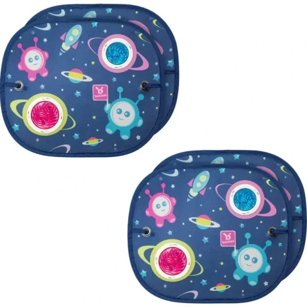 4PK Benbat Bubble Dreams Sunshade Baby 0m+ Sunshade Car Seat Window Shield Cover - cutbabycare.com | baby boutique & care hub