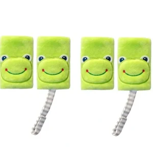 2PK Benbat Pals Frog Car Seat Belt Safety Cover 0-12m Baby/Infant Strap/Pads GRN - cutbabycare.com | baby boutique & care hub
