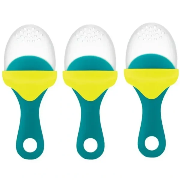 3PK Boon Pulp Silicone Feeder for Baby/Infant Feeding/Wean/Teething Green/Blue - cutbabycare.com | baby boutique & care hub