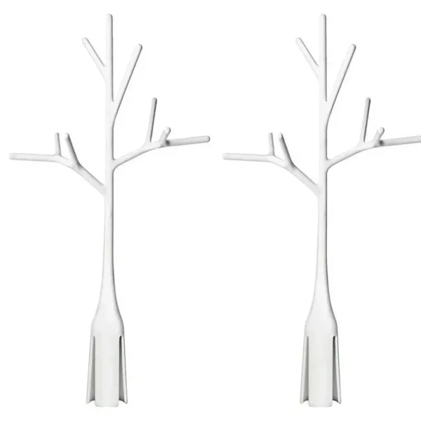 2PK Boon Twig White Bottle Baby Drying Rack Accessory for Grass/Lawn Countertop - cutbabycare.com | baby boutique & care hub