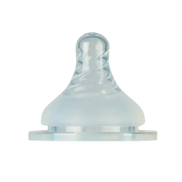 2PK Mininor Baby Anti-Colic Silicone Teat/Nipple For Feeding Bottle 3m Clear - cutbabycare.com | baby boutique & care hub