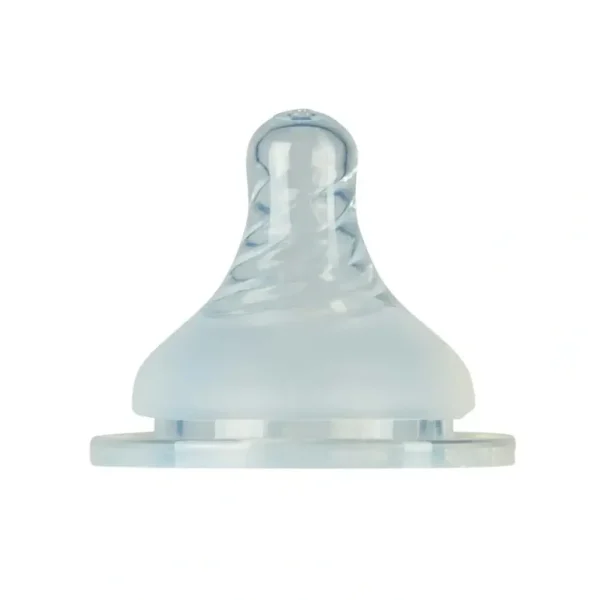 2PK Mininor Baby Anti-Colic Silicone Teat/Nipple For Feeding Bottle 9m+ Clear - cutbabycare.com | baby boutique & care hub