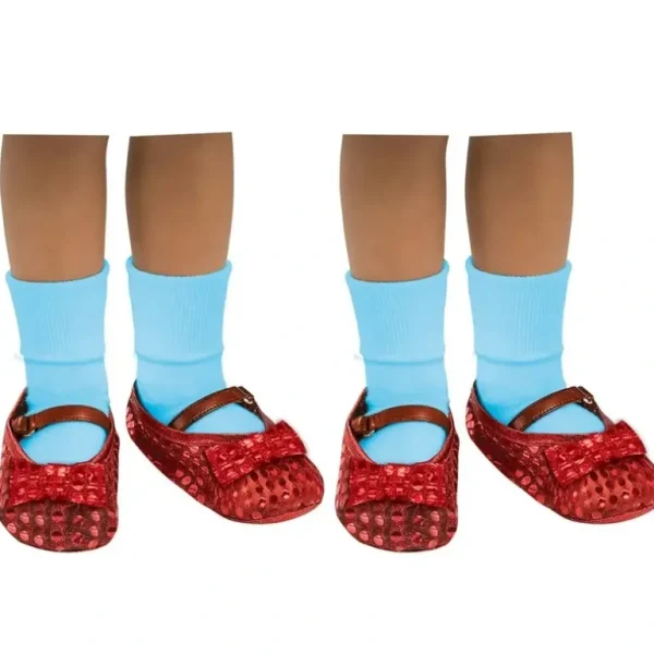 2PK Wizard of Oz Dorothy Sequin Shoe Cover Kids/Child Dress Up Accessory US11-13 - cutbabycare.com | baby boutique & care hub