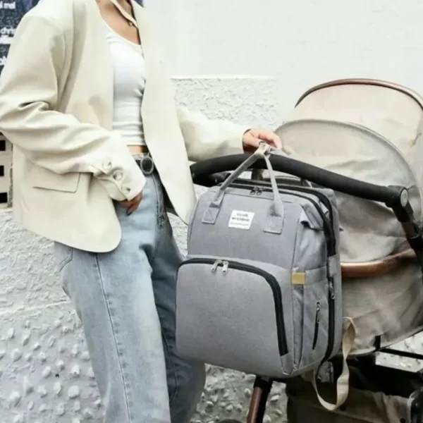 Clearance Snuggly Baby Foldable Large Mummy Bag Bed Backpack Baby Carrier Bag - cutbabycare.com | baby boutique & care hub Stroller