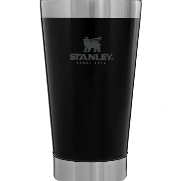 New Stanley - 16Oz Classic Stay Chill Vacuum Insulated Pint Tumbler, Matte Black - cutbabycare.com | baby boutique & care hub Gear Travel