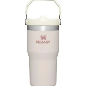 New Stanley - 20Oz IceFlow Stainless Steel Tumbler with Straw, Rose Quartz - cutbabycare.com | baby boutique & care hub Gear Travel