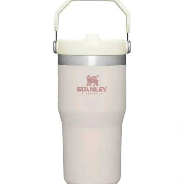 New Stanley - 20Oz IceFlow Stainless Steel Tumbler with Straw, Rose Quartz - cutbabycare.com | baby boutique & care hub Gear Travel