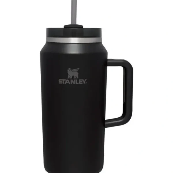 Best Stanley - 64Oz Quencher H2.0 FlowState Stainless Steel Vacuum Insulated Tumbler, Black - cutbabycare.com | baby boutique & care hub Gear Travel