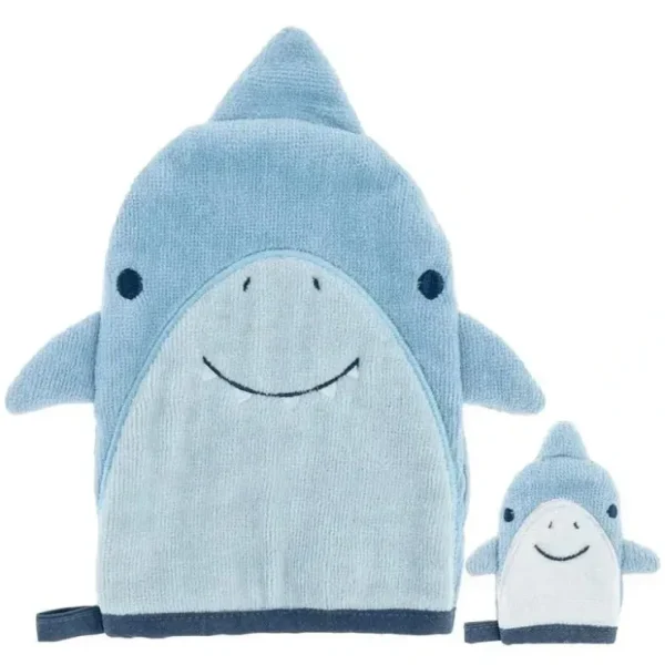 Cheap Stephen Joseph - Bath Mitt W/ Finger Puppet, Shark - cutbabycare.com | baby boutique & care hub Bath Potty