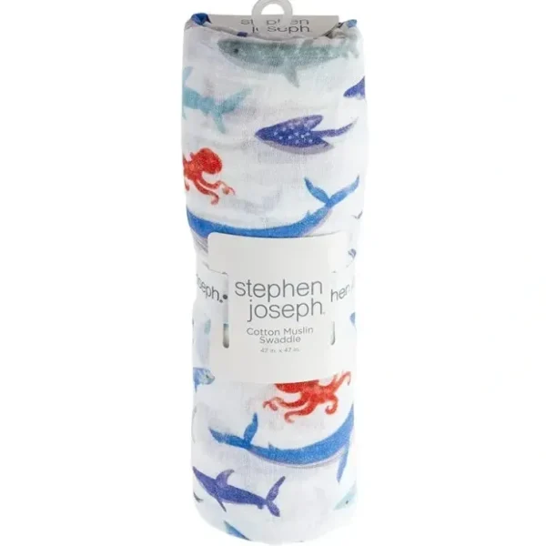 Cheap Stephen Joseph - Muslin Blankets, Shark - cutbabycare.com | baby boutique & care hub Stroller