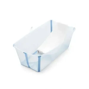New Stokke - Flexi Bath | Foldable Baby Bath Tub Bundle, Ocean Blue - cutbabycare.com | baby boutique & care hub Bath Potty