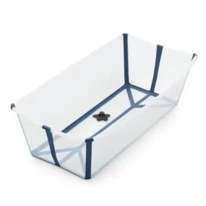 New Stokke - Flexi Bath Tub X-Large Bundle Transparent Blue - cutbabycare.com | baby boutique & care hub Bath Potty