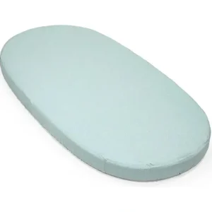 Sale Stokke - Sleepi Fitted Sheet, Dots Sage - cutbabycare.com | baby boutique & care hub Health Safety