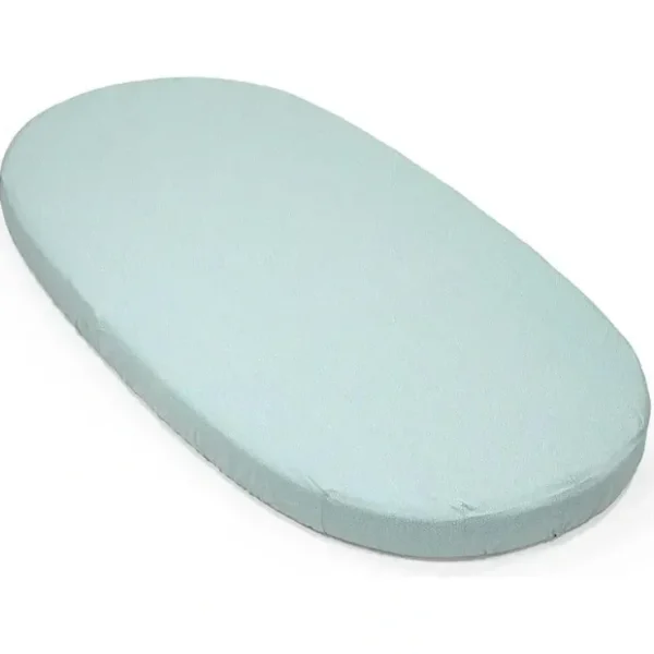 Sale Stokke - Sleepi Fitted Sheet, Dots Sage - cutbabycare.com | baby boutique & care hub Health Safety
