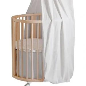 Store Stokke - Sleepi Mini Bed Skirt by Pehr, Grey - cutbabycare.com | baby boutique & care hub Health Safety