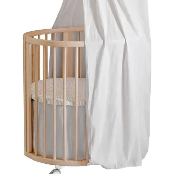 Store Stokke - Sleepi Mini Bed Skirt by Pehr, Grey - cutbabycare.com | baby boutique & care hub Health Safety