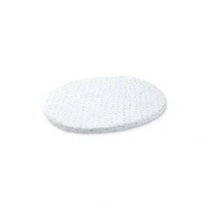 Fashion Stokke - Sleepi Mini Fitted Sheet 80 Cm, Grey Dotty - cutbabycare.com | baby boutique & care hub Health Safety