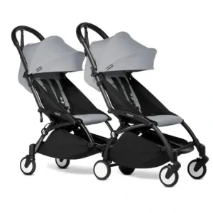 Outlet Stokke - Yoyo Double Stroller Bundle, Stone/Black - cutbabycare.com | baby boutique & care hub Stroller