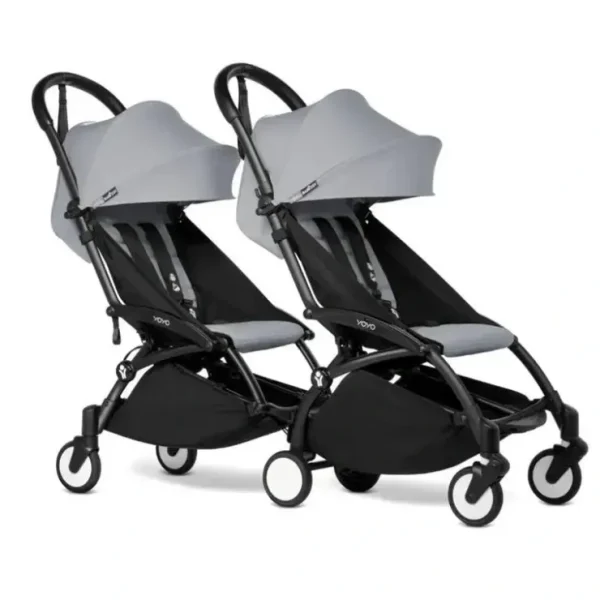 Outlet Stokke - Yoyo Double Stroller Bundle, Stone/Black - cutbabycare.com | baby boutique & care hub Stroller