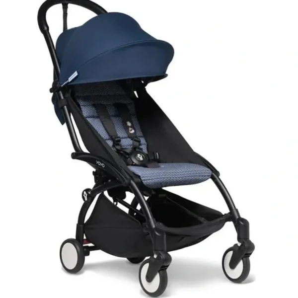 New Stokke - Yoyo2 Stroller & Color Pack 6M+ Bundle, Black Frame & Air France Navy - cutbabycare.com | baby boutique & care hub Car Seats