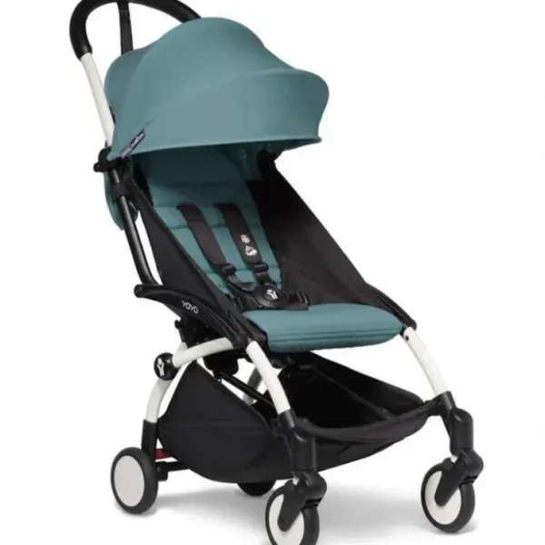Clearance Stokke - Yoyo2 Stroller & Color Pack 6M+ Combo, White/Aqua - cutbabycare.com | baby boutique & care hub Car Seats
