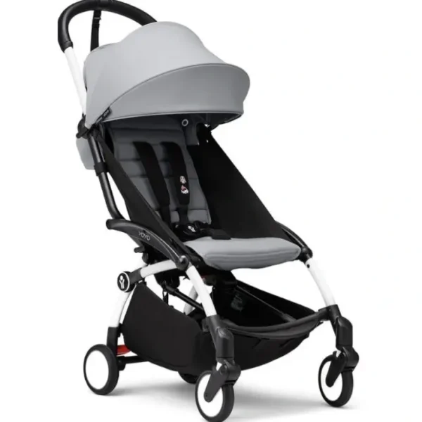 Fashion Stokke - Yoyo Stroller White Bundle 6+, Stone - cutbabycare.com | baby boutique & care hub Stroller