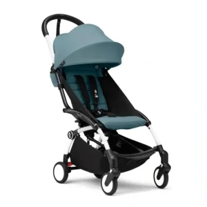 Store Stokke - Yoyo Stroller White Frame Bundle 6+, Aqua - cutbabycare.com | baby boutique & care hub Stroller