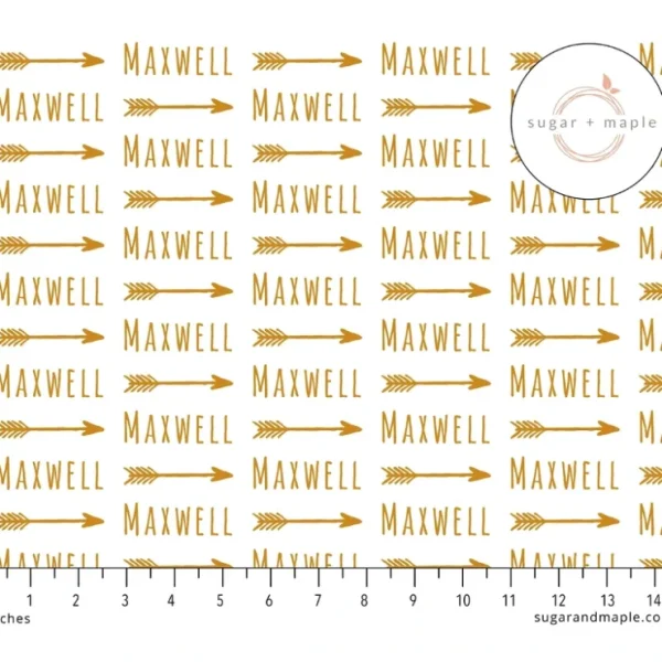 Online Sugar + Maple Personalized Plush Minky Fleece Personalized Blanket | Arrow - cutbabycare.com | baby boutique & care hub Stroller