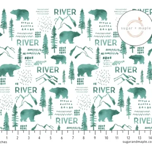 Shop Sugar + Maple Personalized Plush Minky Fleece Personalized Blanket | Woodland Green - cutbabycare.com | baby boutique & care hub Stroller