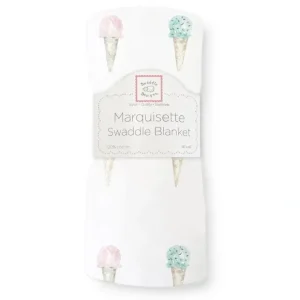 Cheap Swaddle Designs - Marquisette Swaddle Blanket, Watercolor Ice Cream Cones - cutbabycare.com | baby boutique & care hub Stroller