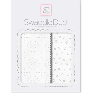 Online Swaddle Designs - 2Pk Swaddleduo, Sterling Sparklers & Bubble Dots - cutbabycare.com | baby boutique & care hub Stroller