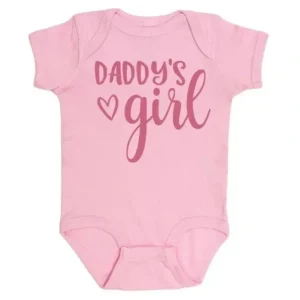 Sweet Wink - Baby Girl Daddy's Girl Short Sleeve Bodysuit - cutbabycare.com | baby boutique & care hub