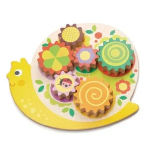 Best Tender Leaf Toys Snail Whirls Wooden Puzzle - cutbabycare.com | baby boutique & care hub Gear Travel