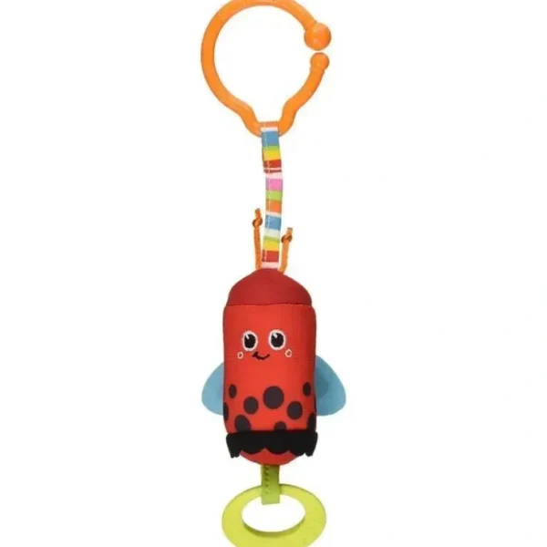 New Tiny Love Tiny Smarts Ladybug Wind Chime Clip - cutbabycare.com | baby boutique & care hub Gear Travel