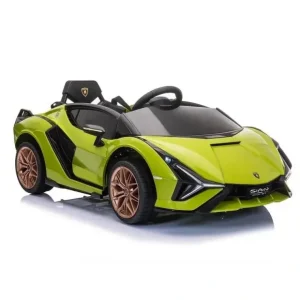 Clearance Tobbi - Kids Lamborghini Car Battery Powered Ride On Toy with Remote Control, Green - cutbabycare.com | baby boutique & care hub Gear Travel