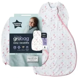Best Tommee Tippee Sleeping Bag for baby 1.0 tog - Pretty petals 0-4 months pink - cutbabycare.com | baby boutique & care hub Health Safety