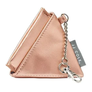 Best Tomy - JJ Cole Leather Pacifier Pyramid Pod, Rose Gold - cutbabycare.com | baby boutique & care hub Stroller