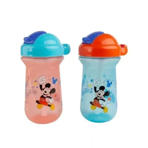 Fashion Tomy - The First Years Disney Mickey Mouse Toddler Straw Cups, 2Pk - cutbabycare.com | baby boutique & care hub Gear Travel