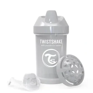 Online Twistshake Crawler Cup 8M+ 10oz - Grey - cutbabycare.com | baby boutique & care hub Health Safety