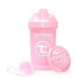 Hot Twistshake Crawler Cup 8M+ 10oz - Light Pink - cutbabycare.com | baby boutique & care hub Health Safety