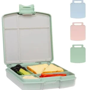 Online Ubbi - Bento Lunch Box for Kids, Sage Green - cutbabycare.com | baby boutique & care hub Health Safety