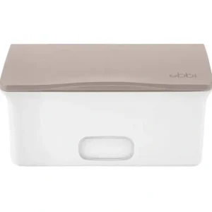 Sale Ubbi - Wipes Dispenser with Weighted Plate and Secure Seal, Taupe - cutbabycare.com | baby boutique & care hub Bath Potty