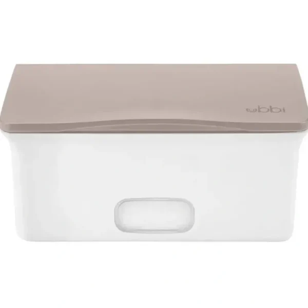 Sale Ubbi - Wipes Dispenser with Weighted Plate and Secure Seal, Taupe - cutbabycare.com | baby boutique & care hub Bath Potty