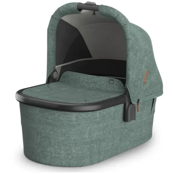 Best Sale Uppababy - Bassinet V3, Gwen(Green Mélange/Carbon Frame) - cutbabycare.com | baby boutique & care hub Health Safety