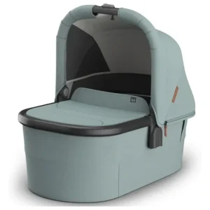 Discount Uppababy - Bassinet V3, Kenzi (Mystic Aqua/Carbon Frame) - cutbabycare.com | baby boutique & care hub Health Safety