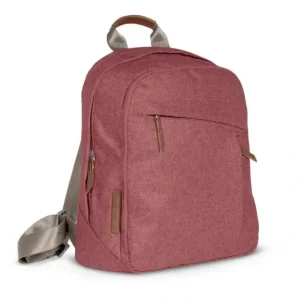 New Uppababy - Changing Backpack, Lucy (Rosewood Mélange/Saddle Leather) - cutbabycare.com | baby boutique & care hub Stroller