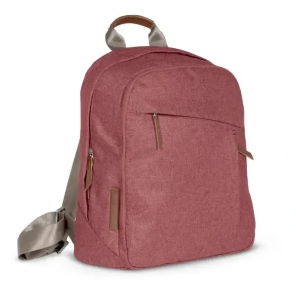 New Uppababy - Changing Backpack, Lucy (Rosewood Mélange/Saddle Leather) - cutbabycare.com | baby boutique & care hub Stroller