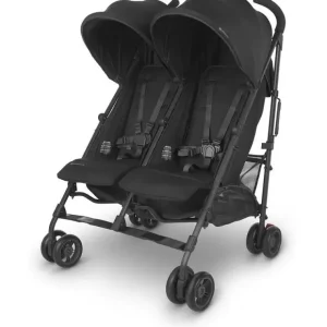 Shop Uppababy - G-LINK V2 Side by Side Double Stroller, Jake (Charcoal/Carbon) - cutbabycare.com | baby boutique & care hub Car Seats